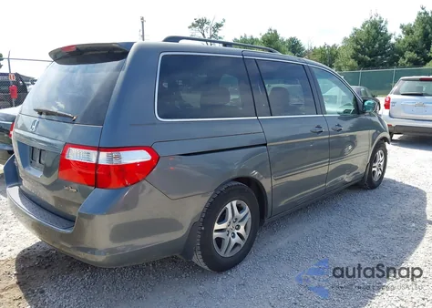 2007 Honda Odyssey Ex-L from USA, damaged, VIN 5FNRL38727B424289